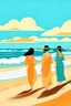 Placeholder: women in beach