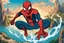 Placeholder: Spiderman in Avatar: The Last Airbender