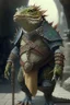 Placeholder: A lizardfolk with the stature of a dwarf