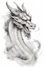 Placeholder: dragon t-shirt japanese oriental , minimalist generation generation generation 2 One-line painting Sumi-e, minimalistic one-line line, dragon profile, Japanese calligraphy style, anime, wildlife photography, painting