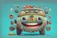 Placeholder: whimsical cartoon car with big eyes and a friendly smile, accompanied by various mechanical parts that form the shape of the car?