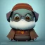 Placeholder: tiny cute {harry potter} toy, standing character, soft smooth lighting, soft pastel colors, studio ghibli background, skottie young, 3d blender render, polycount, modular constructivism, pop surrealism, physically based rendering, square image