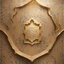 Placeholder: Hyper Realistic Islamic Architecture Pattern with golden marble texture & vignette effect