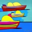 Placeholder: boat pop art