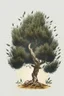 Placeholder: the most beautiful and majestic olive tree, clean background, logo