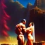 Placeholder: portrait oil on canvas,'And they were both naked, the man and his wife, and were not ashamed',comic book cover, mystical colors,insanely detailed,realistic,intrincate detail, 16k resolution, masterpiece,Simon Bisley,Frank Frazetta,Alex Horley,ARTHUR ADAMS