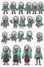 Placeholder: cute undead soul sprite sheet for animation (idle, run, jump movement)