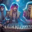 Placeholder: Matlock tv show, playing keyboards in a glam metal band