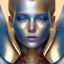 Placeholder: gold man, beautiful, soft, blue eyes, hight definition, 8k