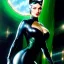 Placeholder: fullbody portrait 'beautiful Sexy Busty CatWoman',wearing skintight transparent suit,crystal clear green eyes,painting by gaston bussiere, greg rutkowski, yoji shinkawa, yoshitaka amano, tsutomu nihei, donato giancola, tim hildebrandt, oil on canvas, cinematic composition, extreme detail,fit full head inside picture,32k