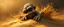 Placeholder: master oil painting by Rembrandt, good afternoon clay golem peeking out of a radiant sand whirlwind, in the style of disney