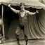 Placeholder: 1920s crazy male circus performer