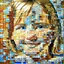 Placeholder: Mosaic portrait of beautiful child