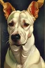 Placeholder: portret of a Appenzeller Sennenhund by van Gogh