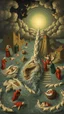 Placeholder: Hieronymus Bosch style , the flood of Noah’s