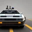 Placeholder: White marble statue delorean, full body, full of details, realistic, Rome sculpture style,bokeh, hight definition, 8k, symmetric face, perfect eyes