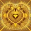 Placeholder: golden vinyl electric heart kaleidoscope