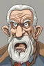 Placeholder: a cartoon angry old guy