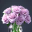 Placeholder: transparent Crystal Rose Bouquet Flower, hyper detailed