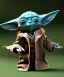 Placeholder: Yoda toddler, full body, soft skin, dramatic lighting, hyper realistic