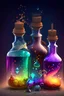 Placeholder: Magical Potion: A visually appealing image of colorful bottles filled with magical potions and shimmering ingredients.