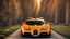 Placeholder: UFO body kit BUgatti Veyron mansory ,rear view, desktop wallpaper, 4K, Cinematic