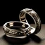 Placeholder: A beautifully crafted pair of wedding rings, shining with elegance and intricate details