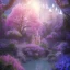 Placeholder: a magical crystal flower lys bougainvillier,snow, blue gold house castle in the woods, magnolias pink,blue lake,sun,white swanns,pink vertical, blue lake,sharp, vines, candlelit, endor, ornate, elegant, highly detailed, artstation, concept art, smooth, sharp focus, illustration, 8k, splash art, wallpaper, key visual