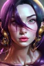 Placeholder: jinx, highest quality gorgeous women ultra sharp 8k uhd smooth sharp focus highly detailed cgsociety artstation hq behance hd trending on artforum illustration photorealistic digital painting, on display Gustav Klimt style