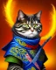 Placeholder: Ninja cat intricate hyper-detailed vector