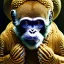 Placeholder: An ultra hd detailed painting of monky chilling out by android jones, earnst haeckel, james jean. behance contest winner, generative art, baroque, intricate patterns, fractalism, movie still, photorealistic