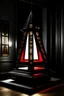 Placeholder: gaming table lamp inspired by palace, modern design,