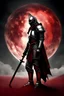Placeholder: sad knight walking away turning into dust walking away into a bright grey world fading as the world crumbles under as space snaps under his feet with nothing but clouds overhanging him as the world collapses into space with a bloody serpent floating in the air raining red dust that falls to the ground yet never hits the knight with stars in the sky burring like a non Euclidian galaxy with a moon overhead