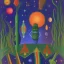 Placeholder: cosmic plankton by henri rousseau