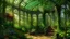 Placeholder: Within the greenhouse, shadows dance amidst the verdant foliage, hinting at hidden secrets waiting to be unearthed. This enigmatic setting is brought to life by the lush greenery, delicate floral patterns adorning the walls, and the soft glow of sunlight filtering through the glass roof. Each leaf and petal is meticulously detailed, creating a mesmerizing painting that evokes a sense of mystery and intrigue. The image is a stunningly vivid and richly textured portrait, capturing the essence of a
