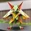 Placeholder: Beautifully folded origami of a gremlin