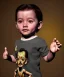 Placeholder: Salvador Dali toddler, full body, dramatic lighting, hyper realistic