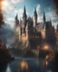 Placeholder: The picture is about Hogwarts Magical School, and the picture contains a wonderful and beautiful magical atmosphere with harmonious and attractive colors.4k quality