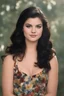 Placeholder: 1980's yearbook photo, teenage girl, Ariel Winter, 18 years old, black hair, 80's hairstyle, photorealistic, --ar 9:16 --style raw,