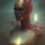 Placeholder: superhero, woman, photographer. oil on canvas, volumetric lighting, beksinski