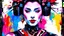 Placeholder: very gorgeous android robot geisha, spontaneous realism, art by style Andrew Salgado ,Françoise Nielly and Luis Ricardo Falero, halftones 8k,