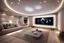 Placeholder: dedicated home cinema room with LED lighting in the walls make sure the room is completely symmetrical