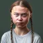 Placeholder: portrait of Greta Thunberg