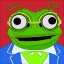 Placeholder: Pepe the Frog with lazers