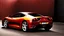 Placeholder: A sleekly designed (((Ferrari 360))), undergoing a luxurious (((modern upgrade))) with cutting-edge technologies from 2024, its form beautifully captured mid-metamorphosis, rear view