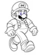 Placeholder: mario coloring page, full body (((((white background))))), only use an outline., real style, line art, white color, clean line art, white background, Sketch style