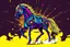 Placeholder: pop art pixels 1000 images cypher punk robot horse