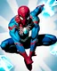 Placeholder: spider-man as DC blue lantern