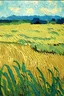 Placeholder: landscape of cornfield by Vincent Van Gogh