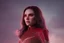 Placeholder: Wanda Maximoff, feiticeira escarlate usando traje vermelho de vestido, destruindo a realidade, governando o mundo, destruição, 4k render, dramático, cinematográfico, poderes destruindo tudo, expressão brava